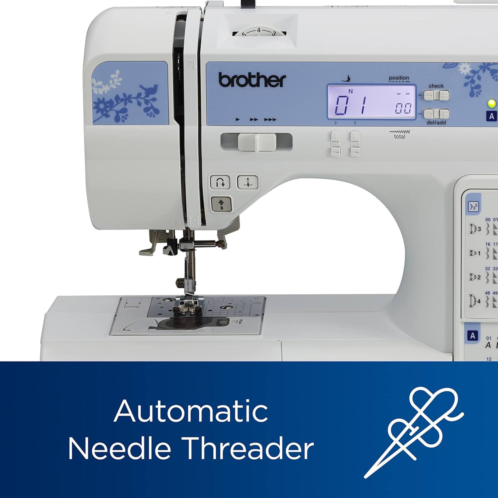 Brother CS7205 Computerized Sewing Machine with Wide Table
